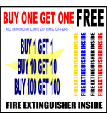 Copy of Fire Extinguisher Inside Decal (Buy one get one Free)