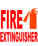 Fire Extinguisher Decal (Buy one get one Free)