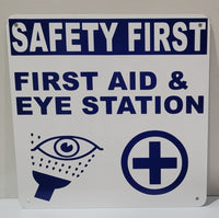 First Aid & Eye Station Decal (Buy one get one Free)