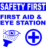 First Aid & Eye Station Decal (Buy one get one Free)